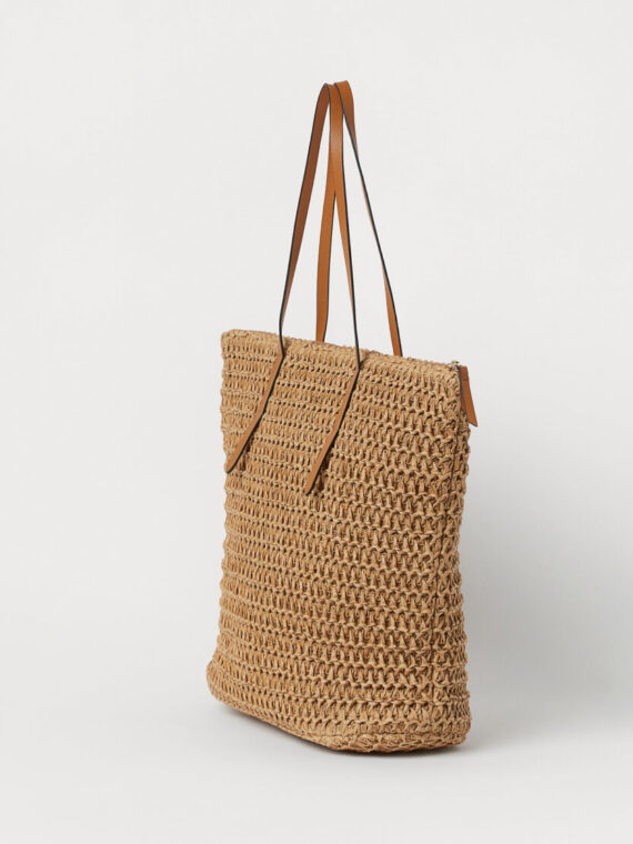 Bolso shopper de paja