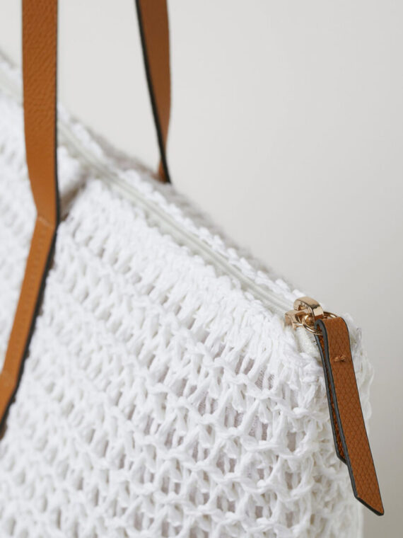 Bolso shopper de paja