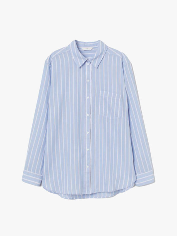 Camisa de algodón a rayas