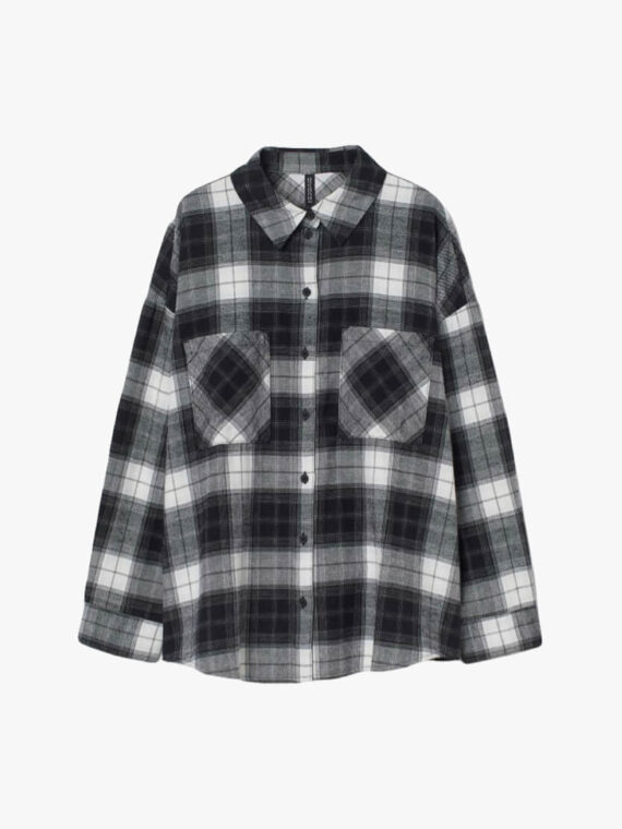 Camisa de franela de algodón