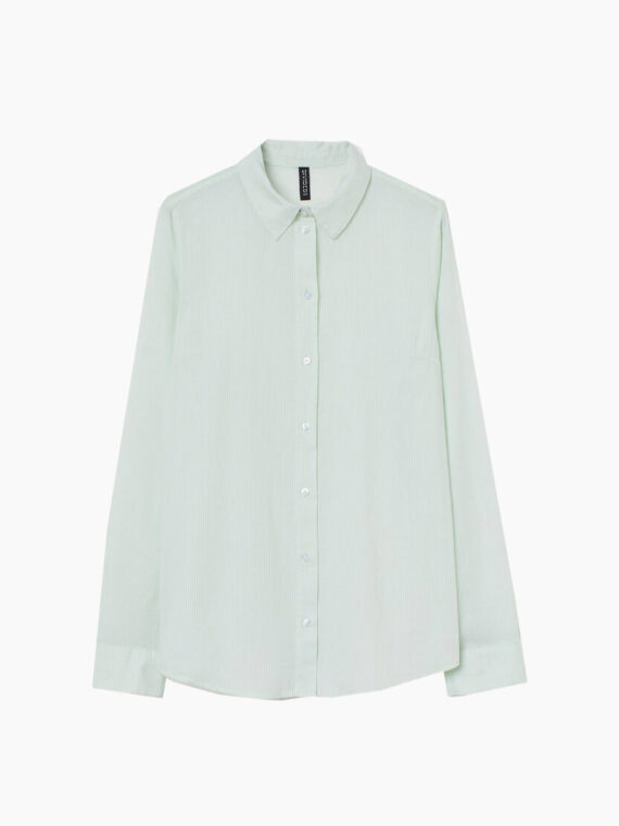 Camisa de algodón a rayas