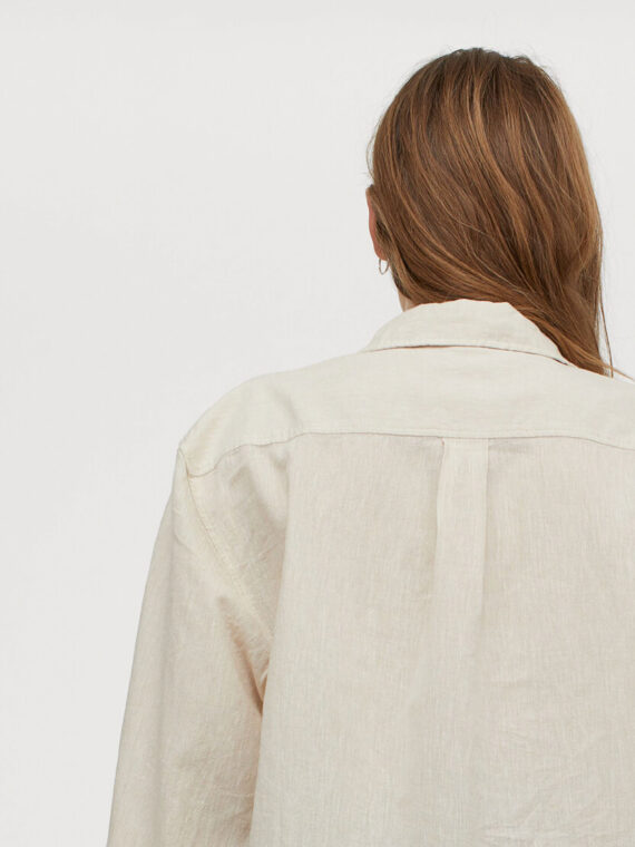 Camisa de algodón a rayas