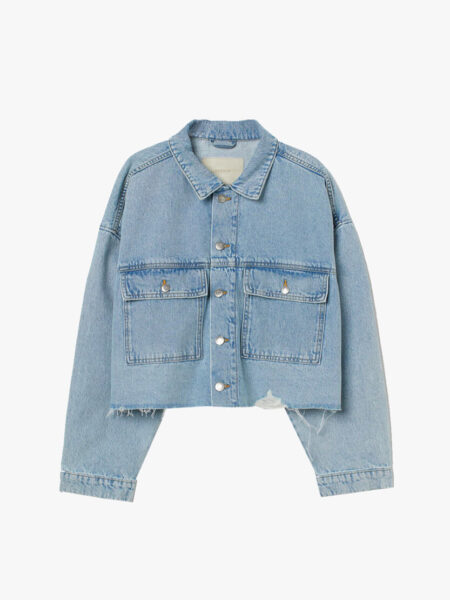 Chaqueta vaquera cuadrada